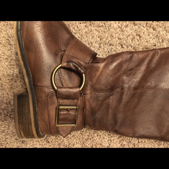 Steve Madden Brown Riding Boots - Picture 2 of 2